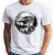 Koszulka Głowa orła 100% bawełna luźna koszulka, t-shirt biały orzeł